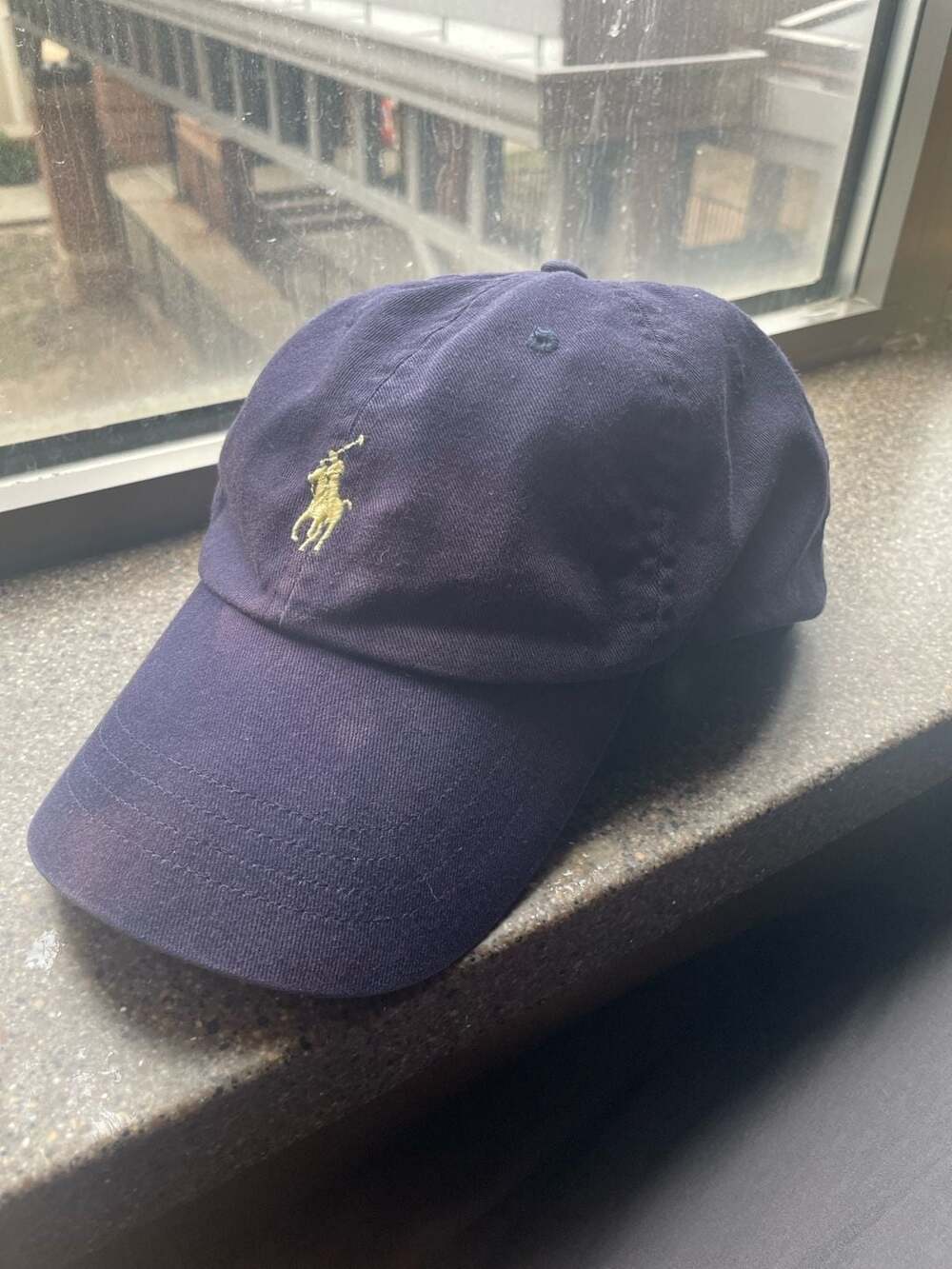Vintage Y2K Polo Ralph Lauren Navy Cotton Cap One Size